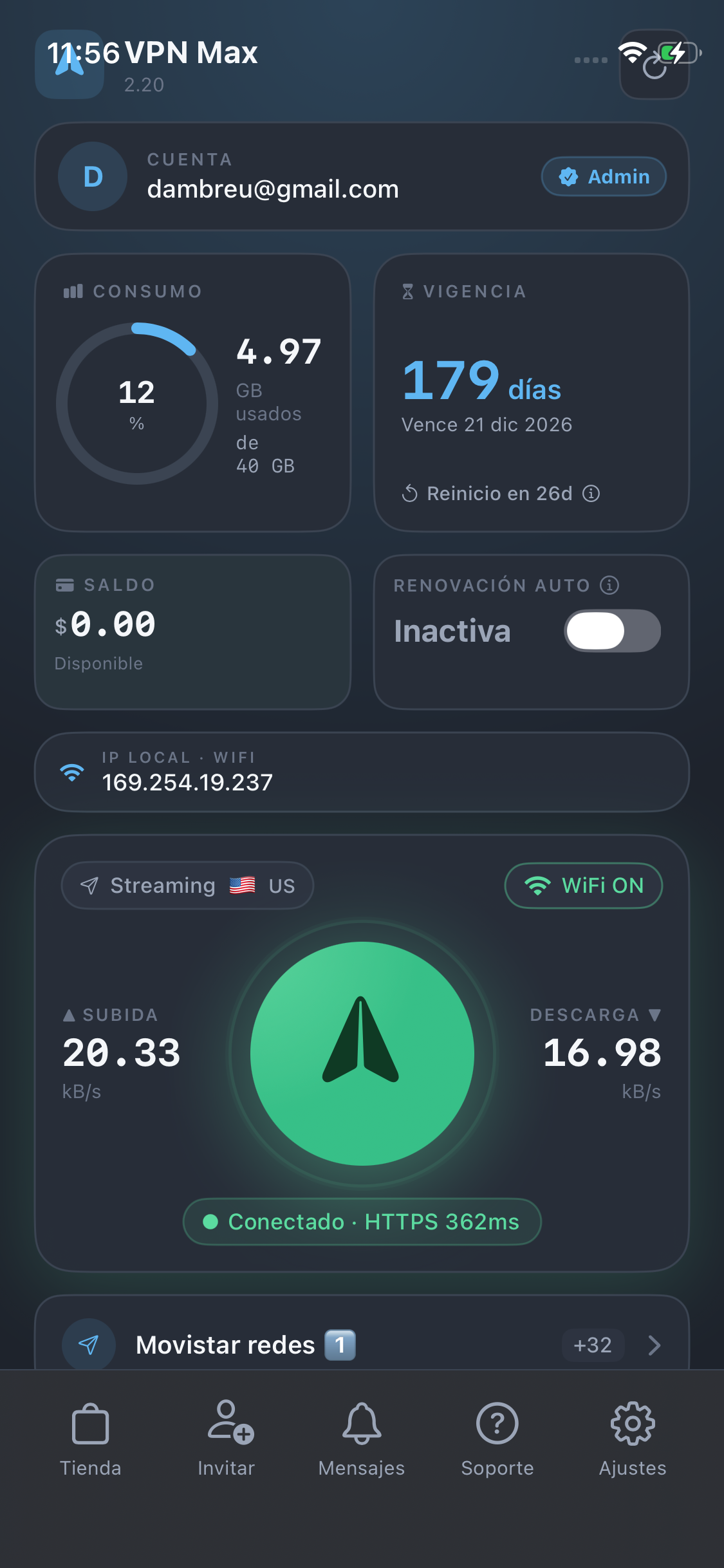 VpnMax iOS